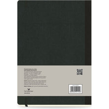 Dark Slate Gray Flexbook X-Large (17x24cm) Global Notebook Ruled 85gsm 192 pages - Black/Black Pads