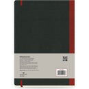 Dark Slate Gray Flexbook X-Large (17x24cm) Global Notebook Ruled 85gsm 192 pages - Black/Red Pads