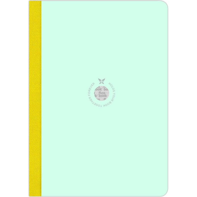 Light Cyan Flexbook X-Large (17x24cm) Smartbook Ruled 70gsm 160 pages - Light blue-green Pads