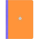 Coral Flexbook X-Large (17x24cm) Smartbook Ruled 70gsm 160 pages - Orange Pads