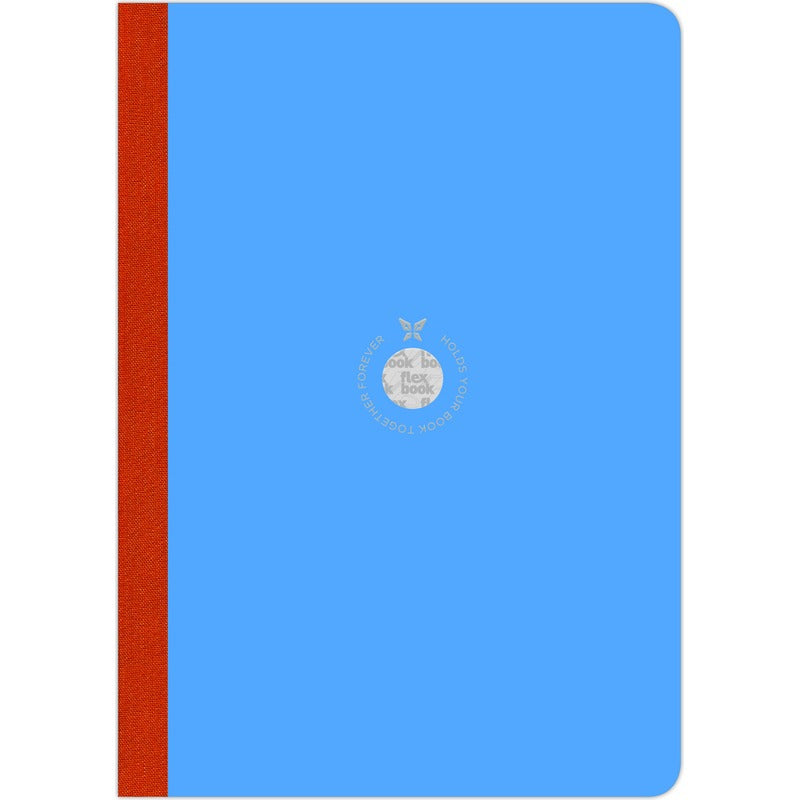 Cornflower Blue Flexbook X-Large (17x24cm) Smartbook Ruled 70gsm 160 pages - Blue Pads