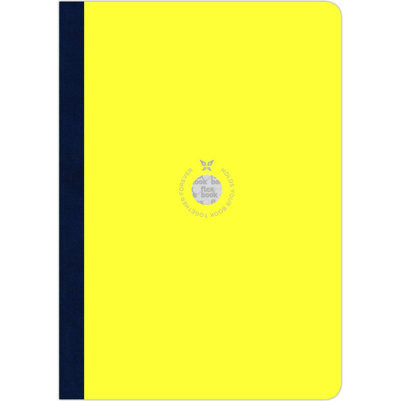 Yellow Flexbook X-Large (17x24cm) Smartbook Ruled 70gsm 160 pages - Yellow Pads