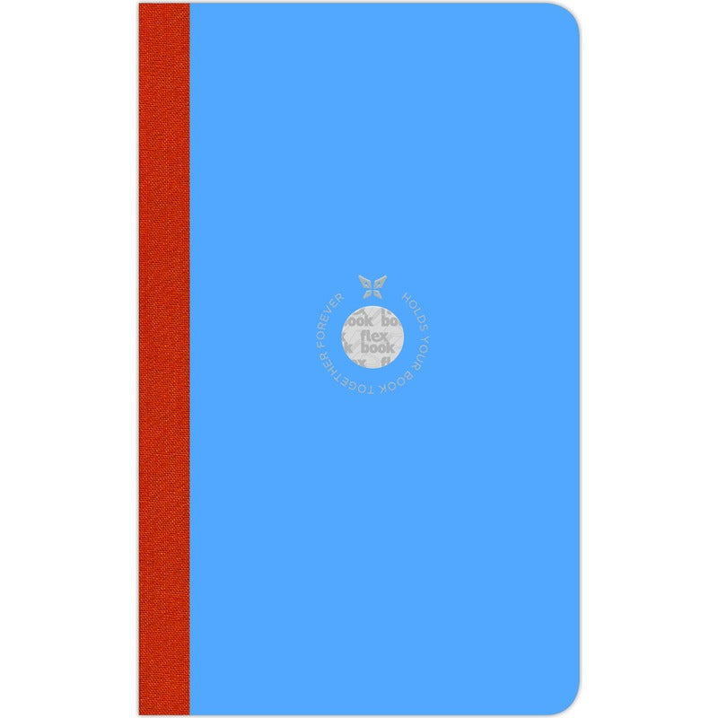Cornflower Blue Flexbook Large (13x21cm) Smartbook Ruled 70gsm 160 pages - Blue Pads