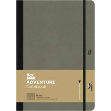 Dim Gray Flexbook X-Large (17x24cm) Adventure Notebook Ruled 80gsm 192 pages - Elephant Pads