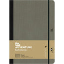 Dim Gray Flexbook X-Large (17x24cm) Adventure Notebook Ruled 80gsm 192 pages - Elephant Pads