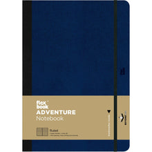Midnight Blue Flexbook X-Large (17x24cm) Adventure Notebook Ruled 80gsm 192 pages - Royal Blue Pads