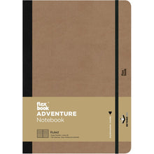 Dim Gray Flexbook X-Large (17x24cm) Adventure Notebook Ruled 80gsm 192 pages - Camel Pads