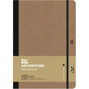Dim Gray Flexbook X-Large (17x24cm) Adventure Notebook Ruled 80gsm 192 pages - Camel Pads