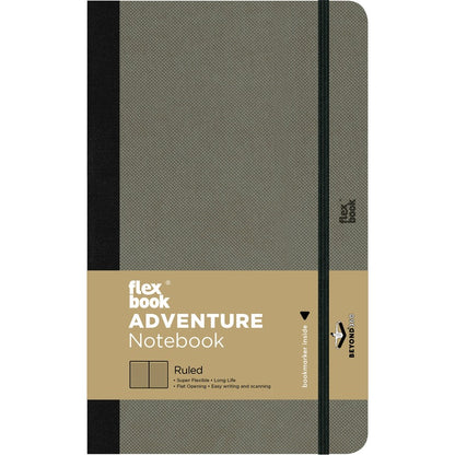 Dim Gray Flexbook  Large (13x21cm) Adventure Notebook Ruled 80gsm 192 pages - Elephant Pads