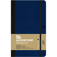 Midnight Blue Flexbook  Large (13x21cm) Adventure Notebook Ruled 80gsm 192 pages - Royal Blue Pads