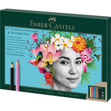 Dark Slate Gray Faber-Castell Polychromos & Pitt Graphite Matt Set, 23pcs Pencils