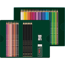 Dark Slate Gray Faber-Castell Polychromos & Pitt Graphite Matt Set, 40pcs Pencils
