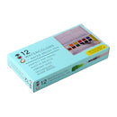 White Smoke I Heart Art Watercolour Paint,  12 set, with Brush Easter