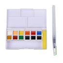 White Smoke I Heart Art Watercolour Paint,  12 set, with Brush Easter