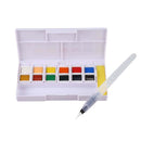 White Smoke I Heart Art Watercolour Paint,  12 set, with Brush Easter