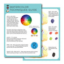 White Smoke I Heart Art Watercolour Paint,  12 set, with Brush Easter