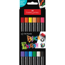 Black Faber-Castell Black Edition Oil Pastels, 12Pk Pencils