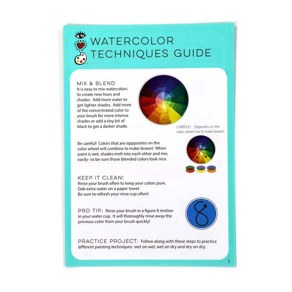 White Smoke I Heart Art Bright Watercolour Pans, 28 Set Easter