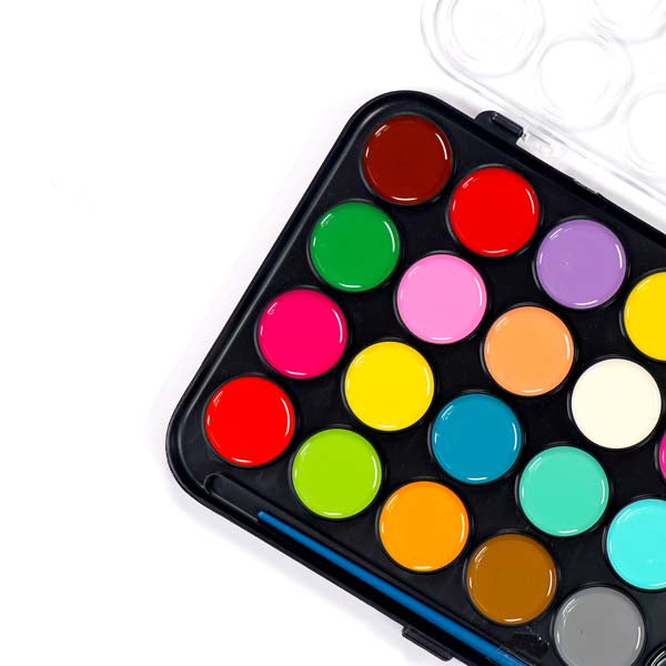 White Smoke I Heart Art Bright Watercolour Pans, 28 Set Easter