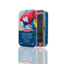 Gray Derwent Chromaflow Pencils Tin 36 Pencils