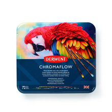 Midnight Blue Derwent Chromaflow Pencils Tin 72 Pencils