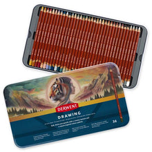 White Smoke Derwent Drawing Pencils Tin 36 Pencils