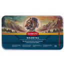 Midnight Blue Derwent Drawing Pencils Tin 72 Pencils