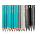 White Smoke Prismacolor Premier Graphite Pencils, Drawing Set, 18Pcs Pencils