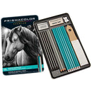 White Smoke Prismacolor Premier Graphite Pencils, Drawing Set, 18Pcs Pencils