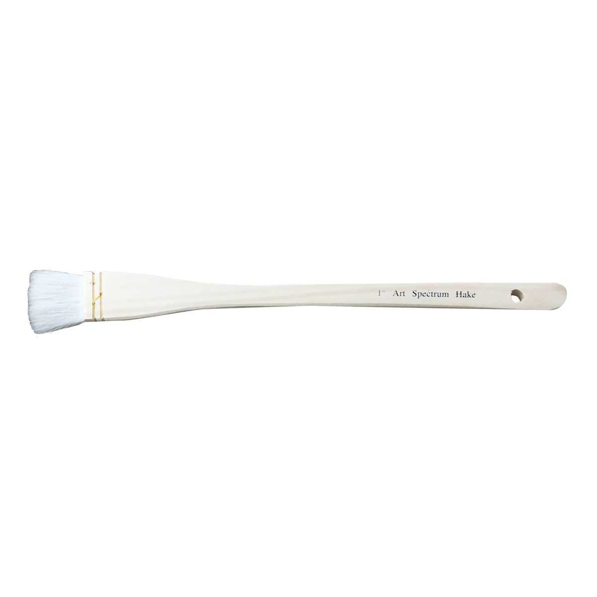 White Smoke Art Spectrum Hake Goat Hair Paint Brush, size 1" Brushes