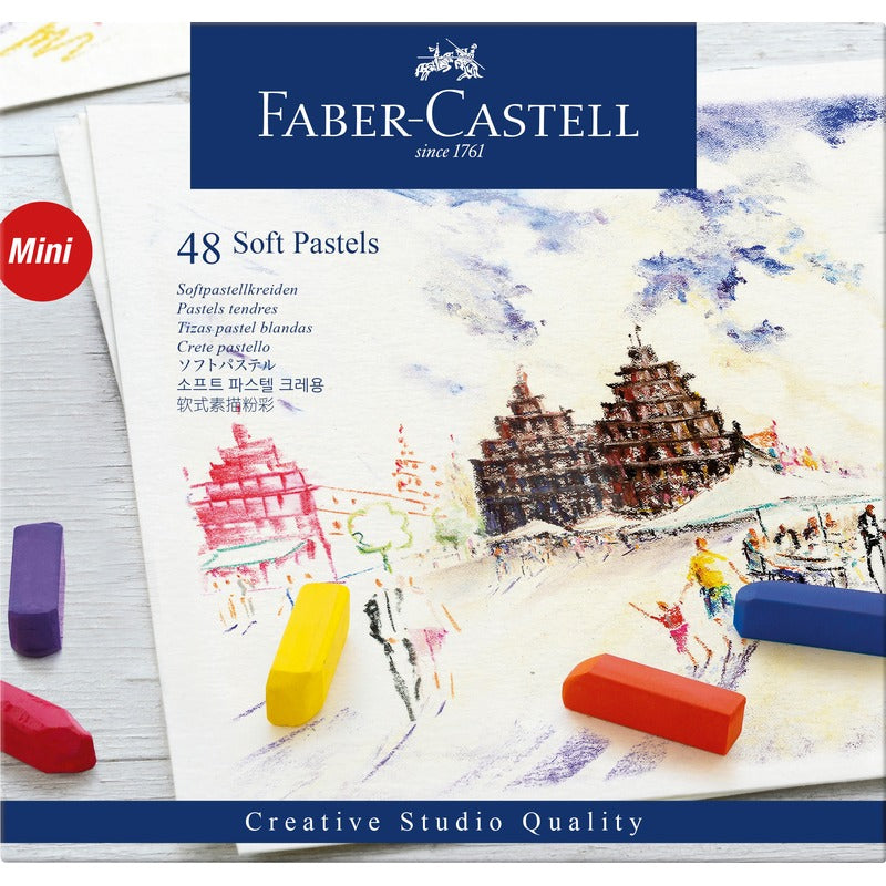 Lavender Faber-Castell Studio Soft Pastels, Assorted, 48Pk Pastels & Charcoal