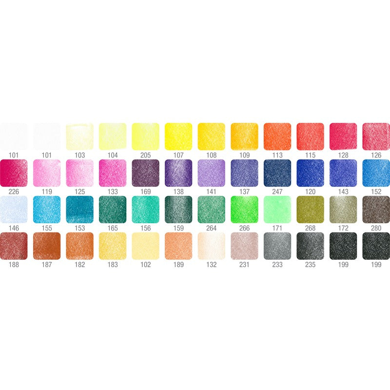 White Smoke Faber-Castell Studio Soft Pastels, Assorted, 48Pk Pastels & Charcoal