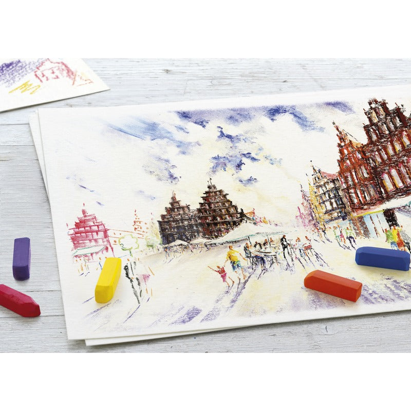 Lavender Faber-Castell Studio Soft Pastels, Assorted, 48Pk Pastels & Charcoal