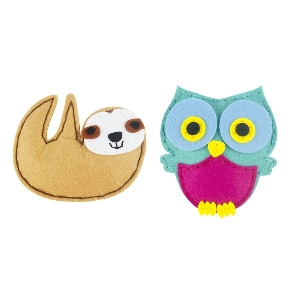 White Smoke Water Magic Drawing Set, Felt Sewing Kit, Cute Animals Bath Time Fun