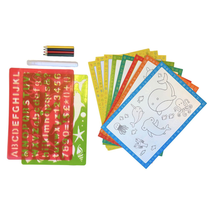 White Smoke Water Magic Drawing Set, Sea Bath Time Fun