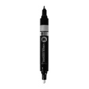 Black Molotow Liquid Chrome, Twin Tip Marker Pen, 1.5 & 4mm Specialty Markers
