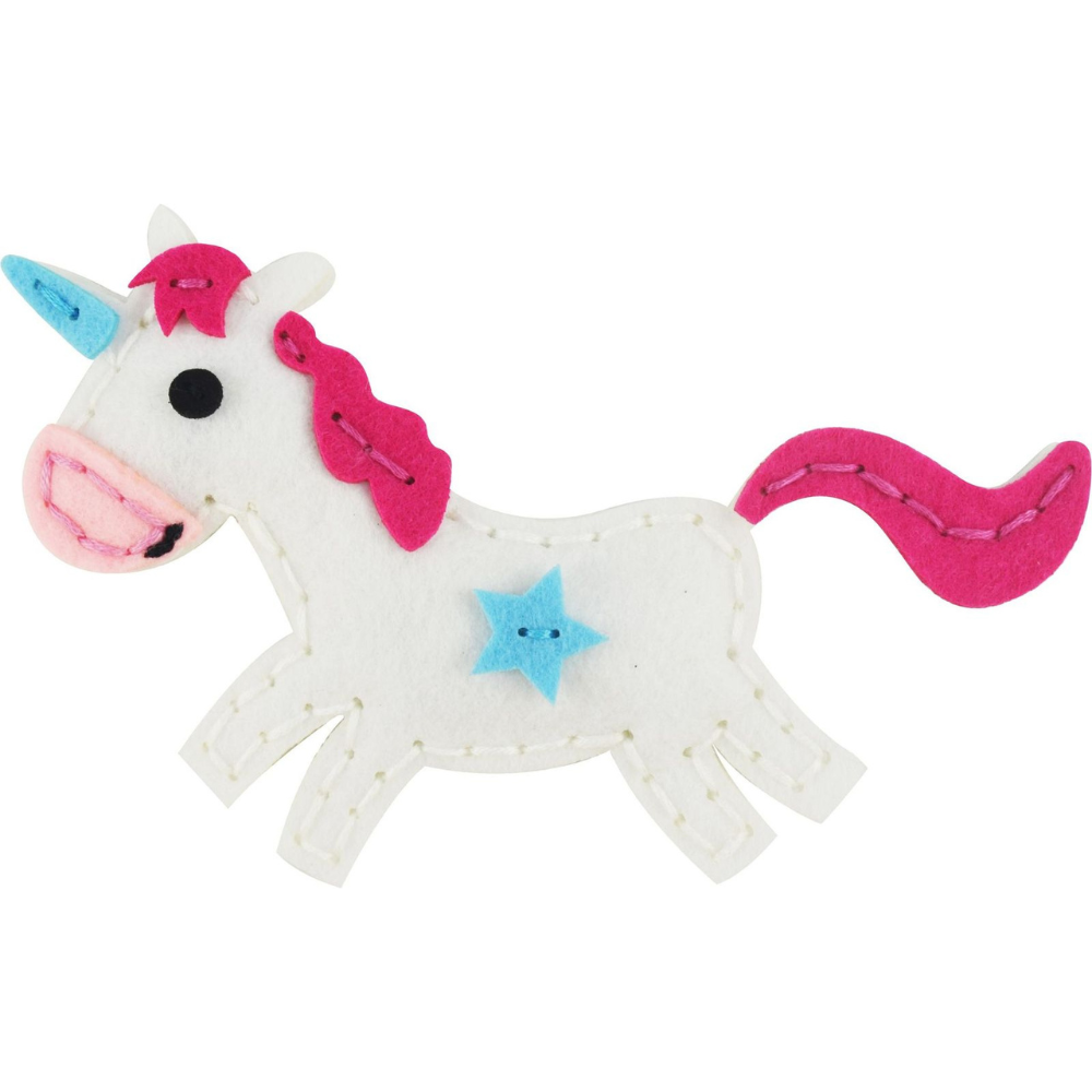White Smoke Water Magic Drawing Set, Felt Sewing Kit, Unicorns Bath Time Fun
