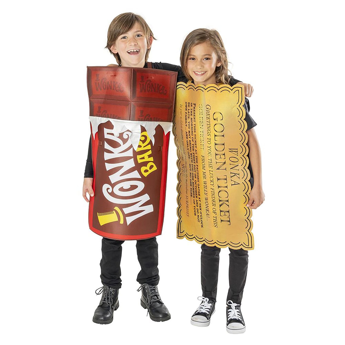 Rubies WILLY WONKA CHOCOLATE BAR TABARD (5-8 years)