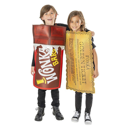 Rubies WILLY WONKA CHOCOLATE BAR TABARD (5-8 years)