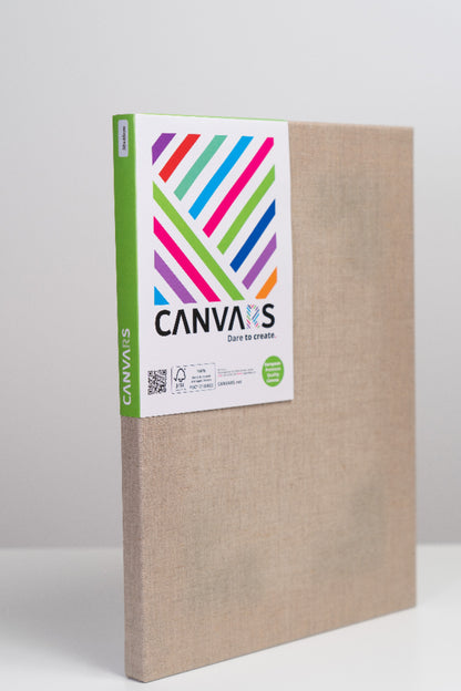 Dark Gray Canvars - Maestro Linen  40X40cm (With Wedges) Profile 22 X 42mm Canvas