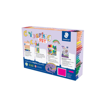 White Smoke Staedtler Magical Adventures Colouring Set Kids Colouring Books