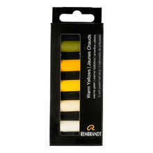 Black Rembrandt Pastels,  Warm Yellows, 5 Piece Set Pastels & Charcoal