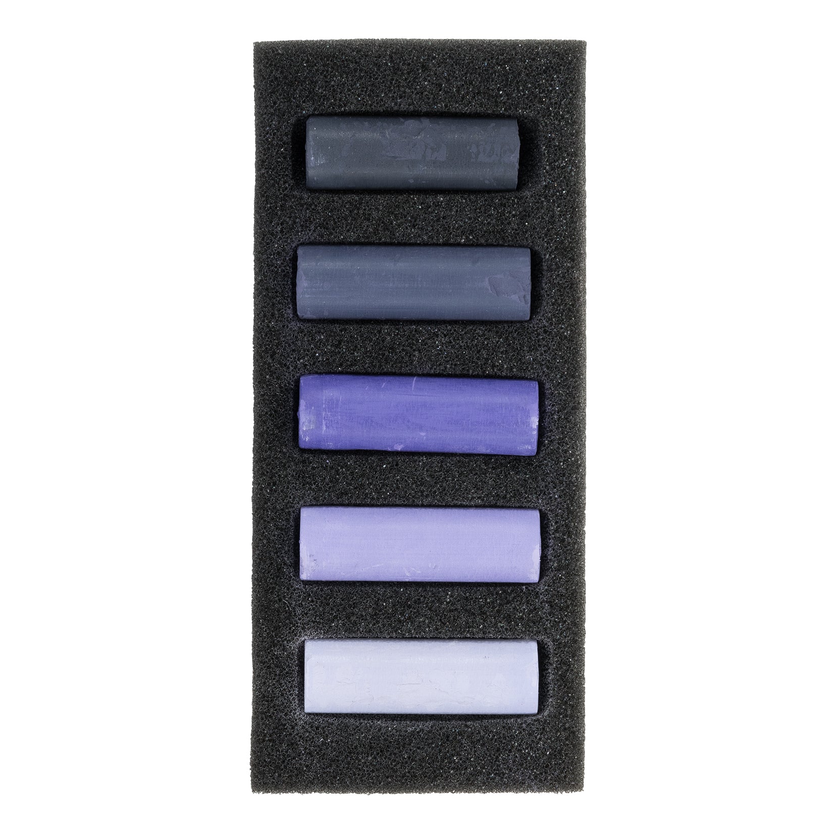 Dark Slate Gray Rembrandt Pastels,  Deep Violets, 5 Piece Set Pastels & Charcoal