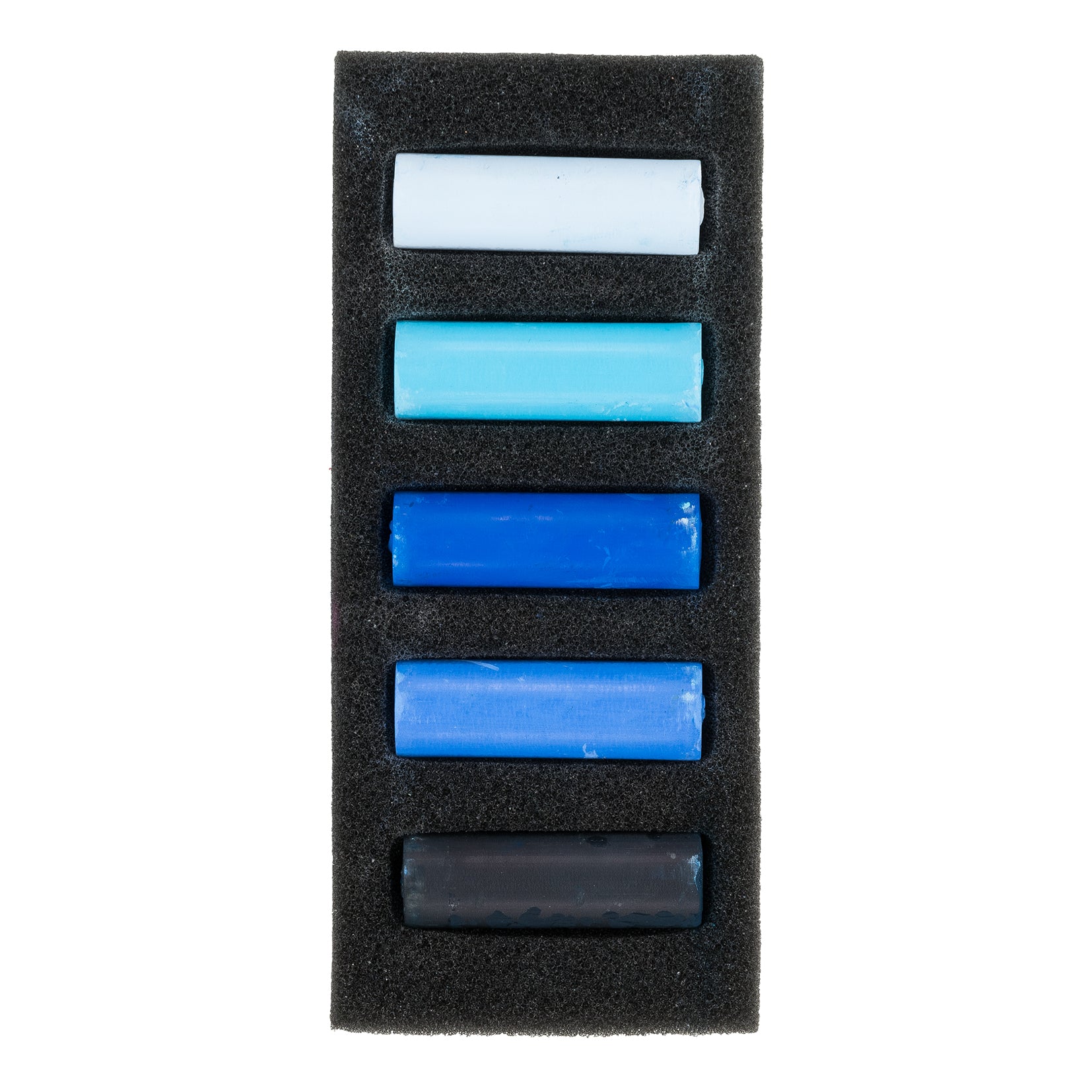 Dark Slate Gray Rembrandt Pastels,  Deep Blues, 5 Piece Set Pastels & Charcoal