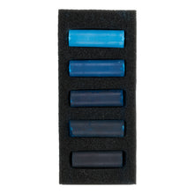 Black Rembrandt Pastels,  Warm Blues, 5 Piece Set Pastels & Charcoal
