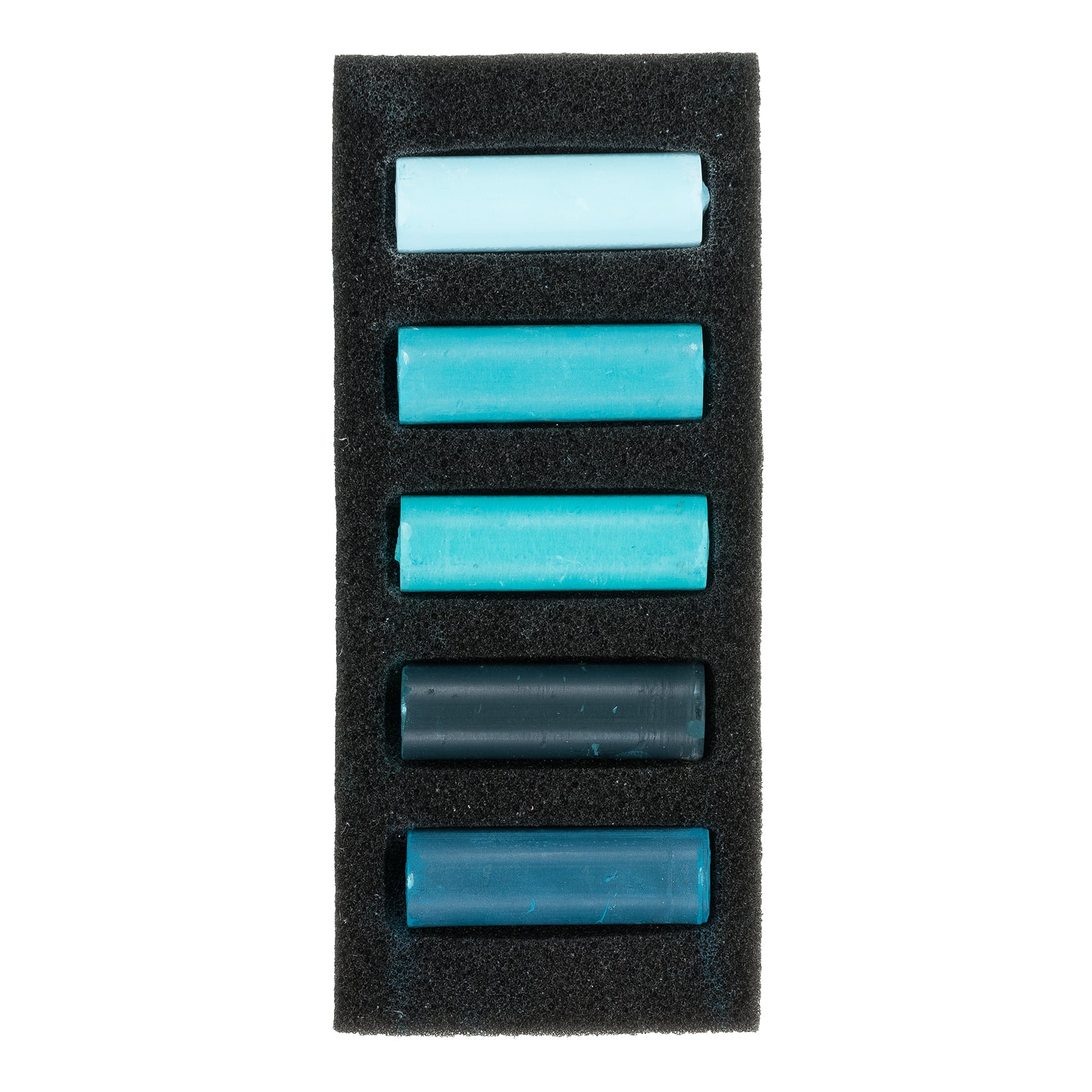 Dark Slate Gray Rembrandt Pastels,  Cool Greens, 5 Piece Set Pastels & Charcoal