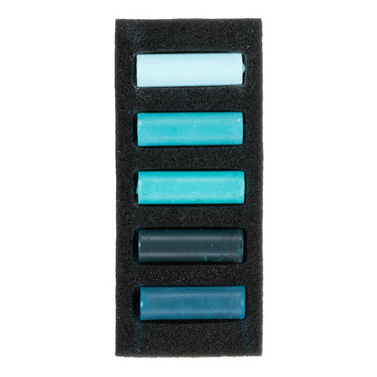 Dark Slate Gray Rembrandt Pastels,  Cool Greens, 5 Piece Set Pastels & Charcoal