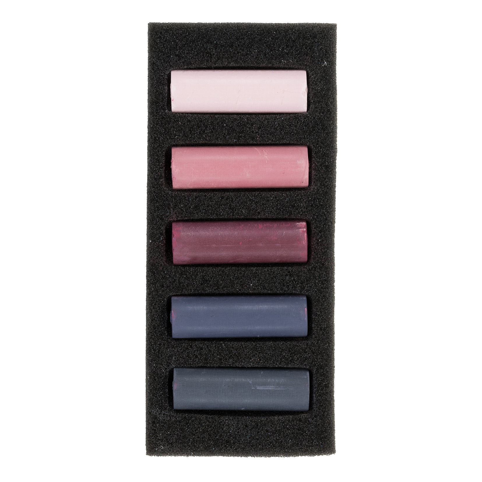 Black Rembrandt Pastels,  Earth Reds, 5 Piece Set Pastels & Charcoal