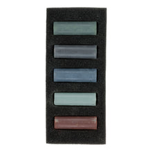 Black Rembrandt Pastels,  Storm Greys, 5 Piece Set Pastels & Charcoal