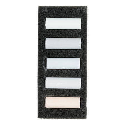 Dark Slate Gray Rembrandt Pastels,  Light Greys, 5 Piece Set Pastels & Charcoal